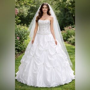 Alfred Angelo Strapless Wedding Dress